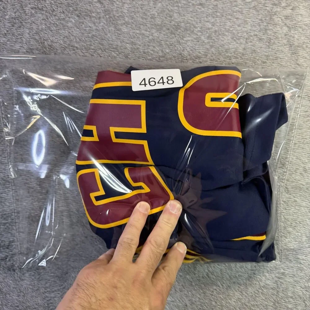 Cleveland Cavaliers Jersey Mens Large Blue NBA Basketball Kevin Love 0 Adidas